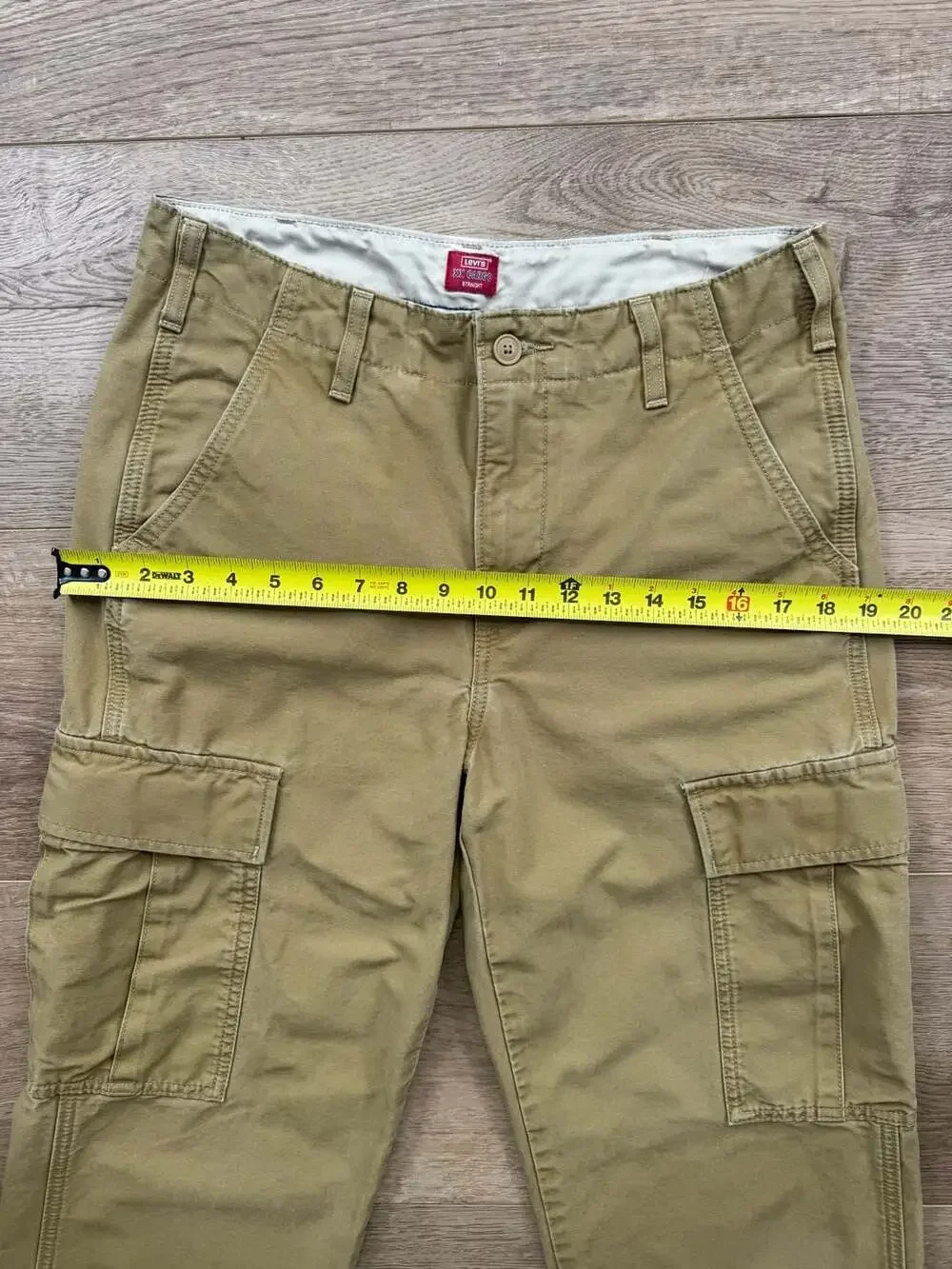 Levi’s XX Cargo Straight Fit Men’s Pants Beige 100% Cotton W31 L30